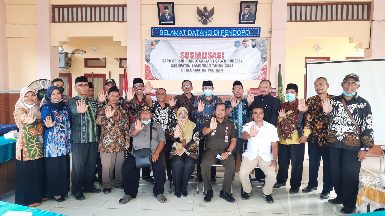 Sosialisasi Saberpungli di Kecamatan Paciran Kabupaten Lamongan