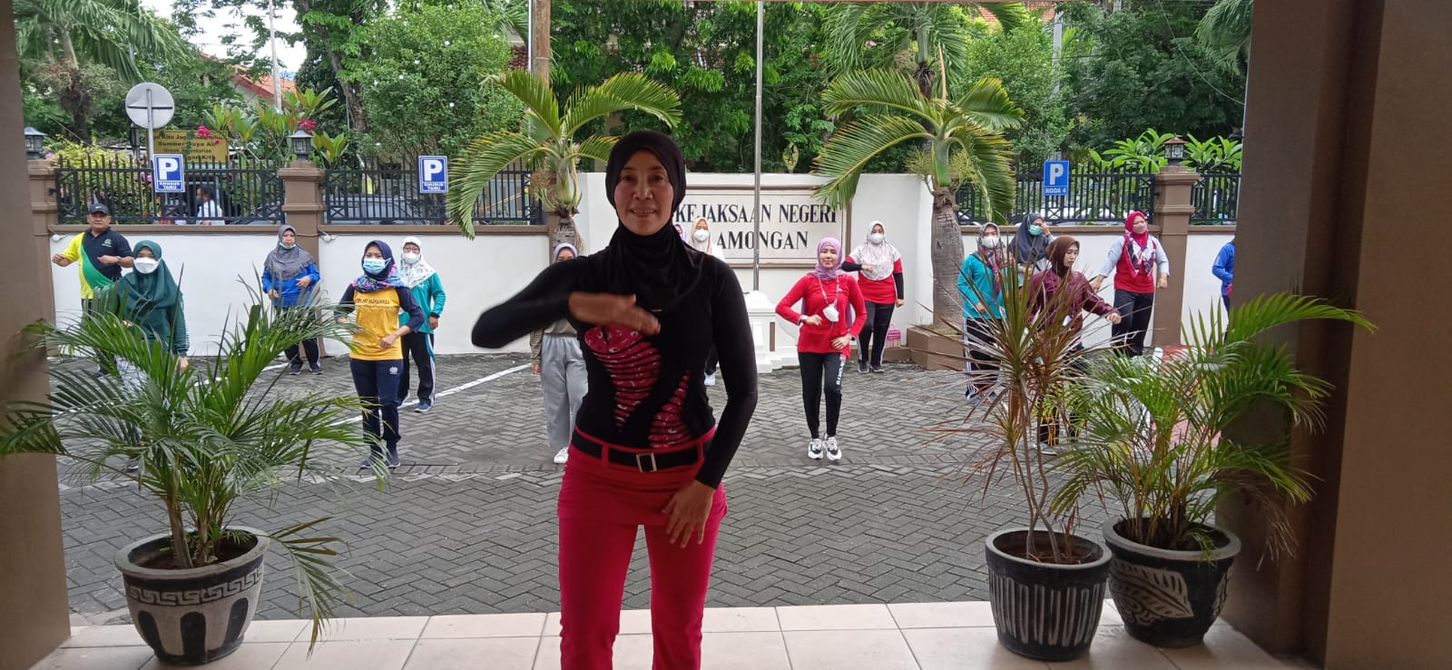 Kegiatan Jum’at Sehat di Kejaksaan Negeri Lamongan