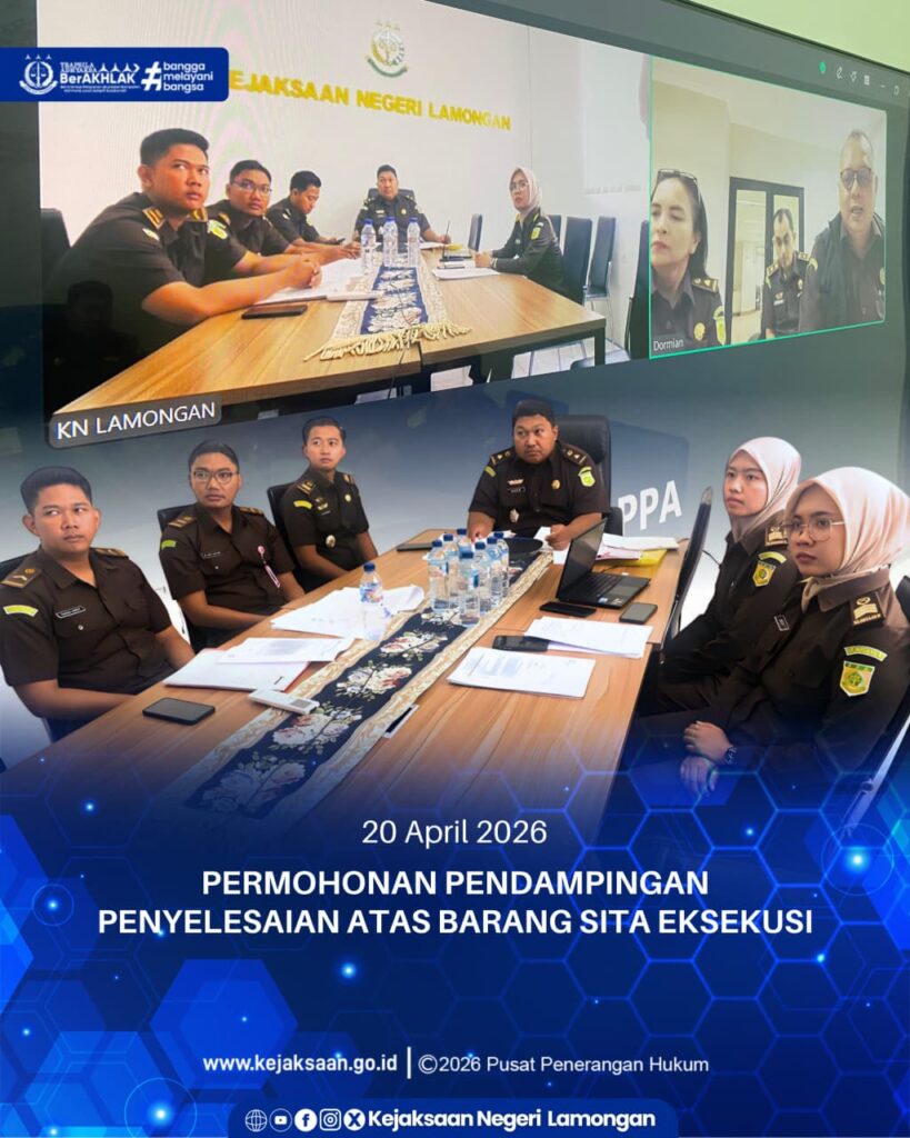 Permohonan Pendampingan Penyelesaian Atas Barang Sita Eksekusi