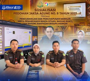 Pengurangan dan Penghapusan Merkuri Serta Penanganan Benda Sitaan, Barang Bukti, dan Barang Rampasan Berupa Merkuri