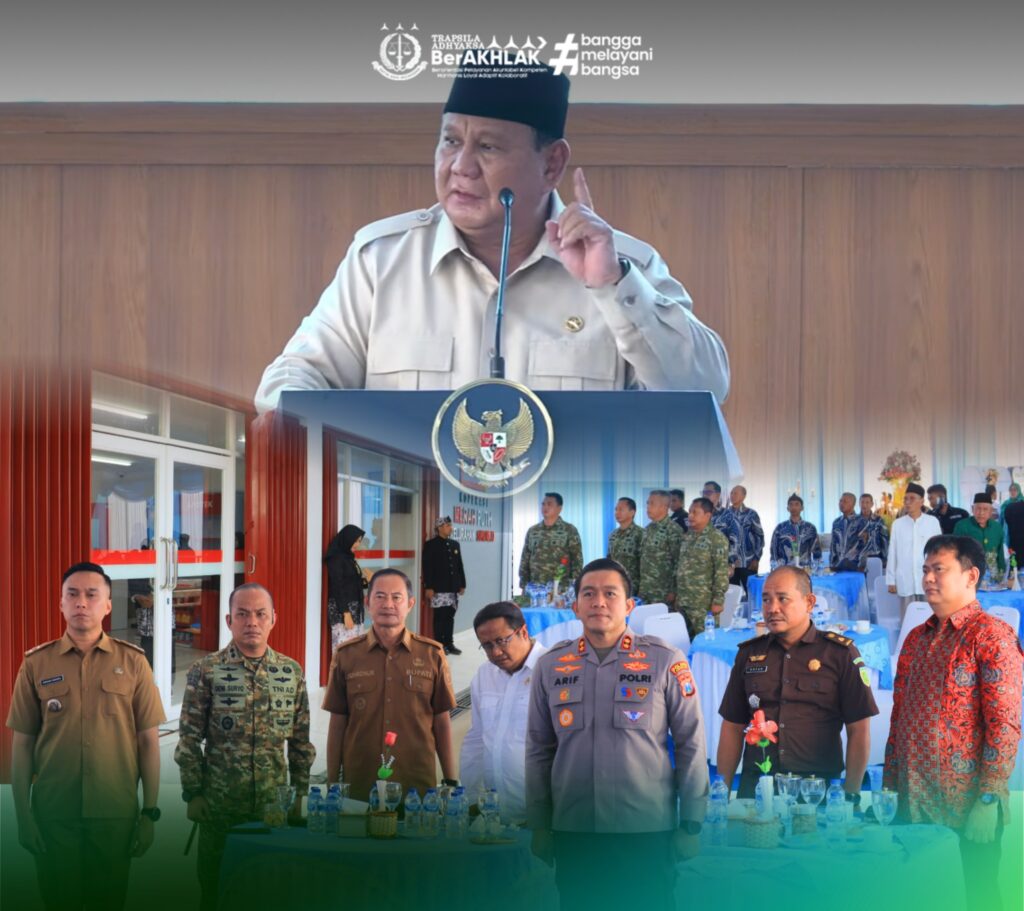 Peresmian 1061 Koperasi Desa Kelurahan Merah Putih Oleh Presiden Republik Indonesia Secara Daring dan Tatap Muka